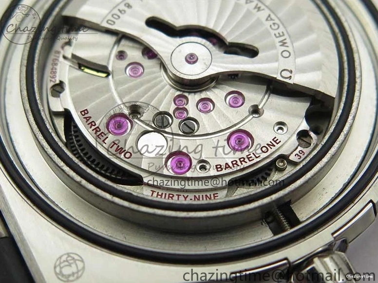 0419 Neat Constellation 131.33.41.21.03.001 SS TW Best Edition Black Dial On Gummy Strap A 7873